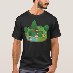 Camiseta Picnic flotante Sneaky Sasquatch