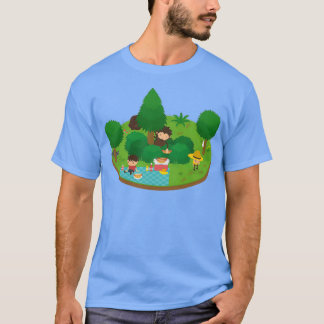 Camiseta Picnic flotante Sneaky Sasquatch