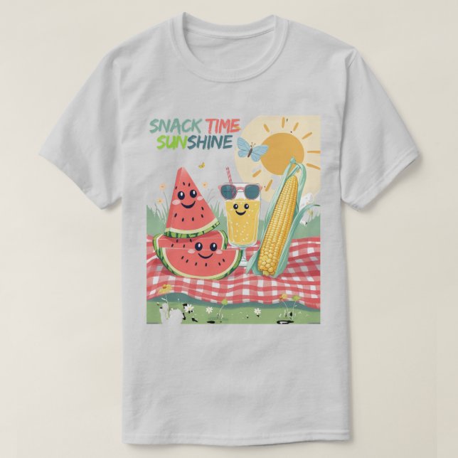 Camiseta Picnic Pals – Summer Snack Squad (Diseño del anverso)