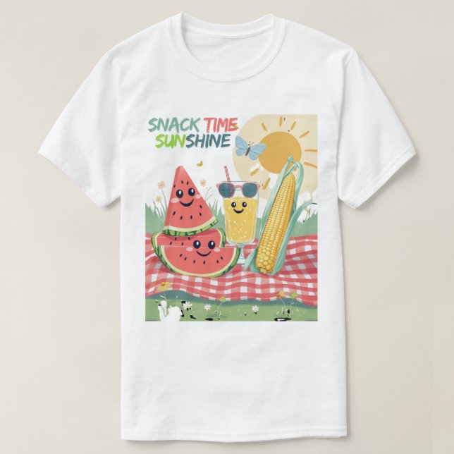 Camiseta Picnic Pals – Summer Snack Squad (Diseño del anverso)