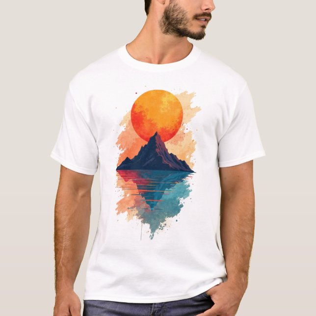 Camiseta Pico celeste (Anverso)