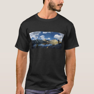 Camiseta Pico de banner y Lago Island 1000 - Camino John Mu
