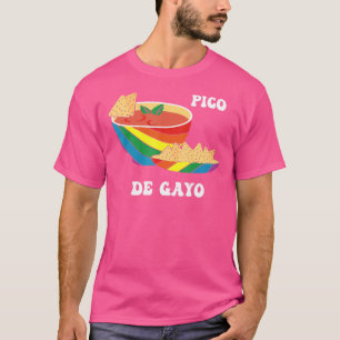 Camiseta Pico De Gayo Rainbow Orgullo LGBT Mexicano