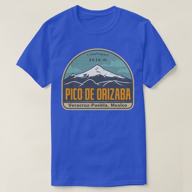Camiseta Pico de Orizaba México (Diseño del anverso)