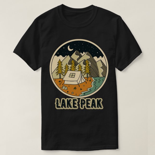 Camiseta Pico del lago (Diseño del anverso)