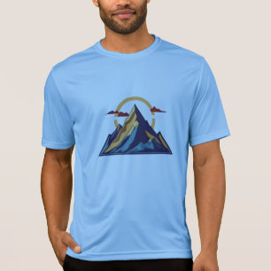 Camiseta Pico minimalista de montaña - Símbolo del logro
