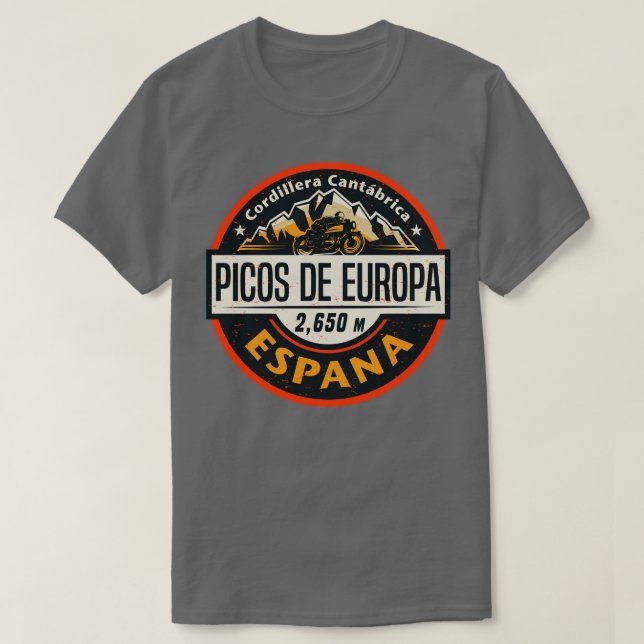 Camiseta Picos de Europa España (Diseño del anverso)