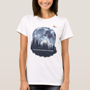 Camiseta Picos del Bosque a la Luz de la Luna