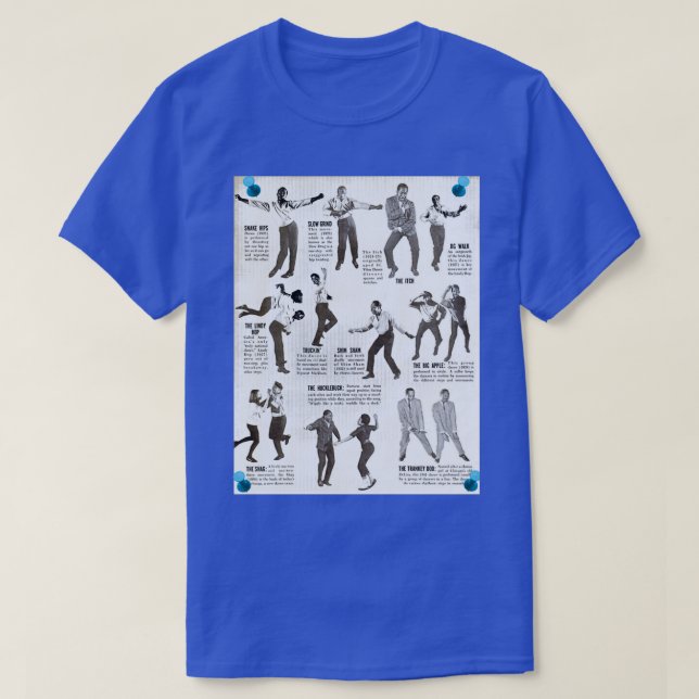 Camiseta Pictorial de Swing Dance Instructorial (Diseño del anverso)