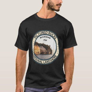 Camiseta Pictured Rocks National Lakeshore Michigan Insigni