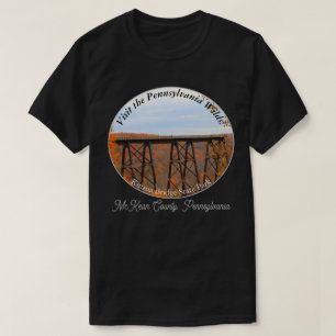 Camiseta Picturesque PA Wilds Souvenir Kinzua Bridge DK