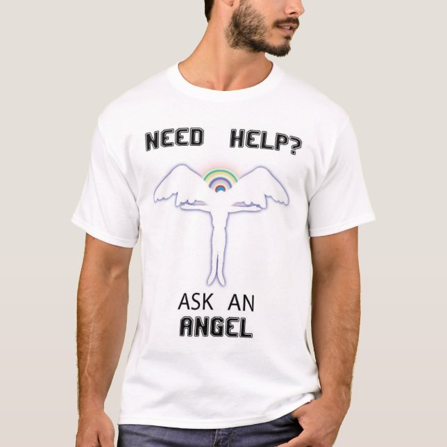 Camiseta Pida un ángel (Anverso)