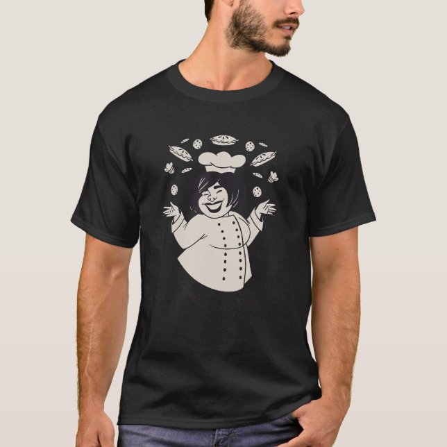 Camiseta Pie Baker chef (Anverso)