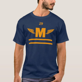 Camiseta Pie con alas alto de Marshfield, oro