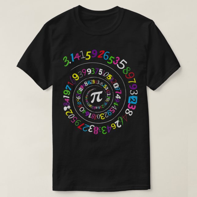 Camiseta Pie Day  for Boys Numbers Graphic Tee  (Diseño del anverso)