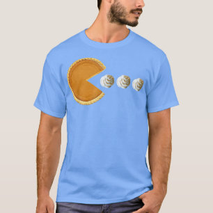Camiseta Pie de calabaza comiendo crema batida niños divert
