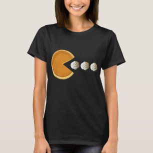Camiseta Pie de calabaza comiendo crema batida niños divert