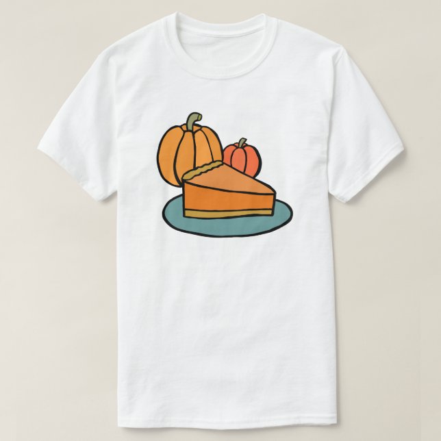 Camiseta Pie de calabaza completa (Diseño del anverso)
