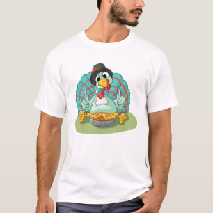 Camiseta Pie de calabaza para comer en Turquía el día de Ac