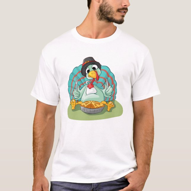 Camiseta Pie de calabaza para comer en Turquía el día de Ac (Anverso)