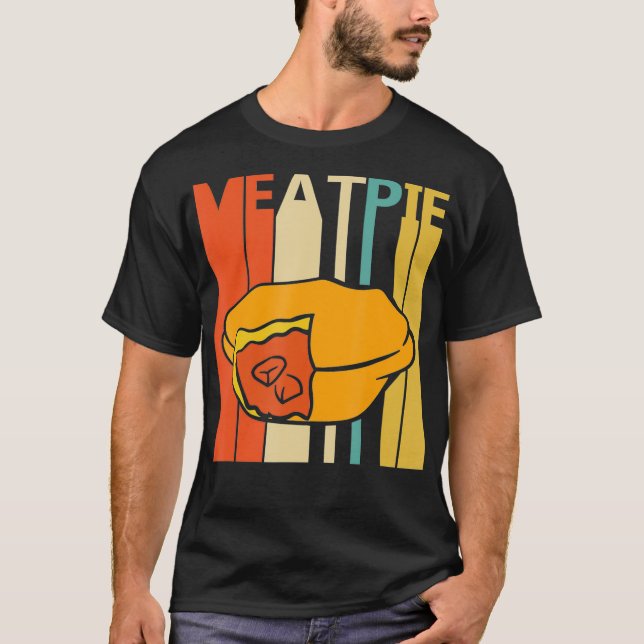 Camiseta Pie de carne retro vintage (Anverso)