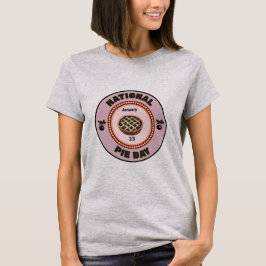 Camiseta Pie de cerezo para el Día Nacional del Cerdo