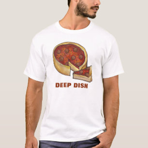 Camiseta Pie de comida para zanja Pepperoni Pizza en la pro
