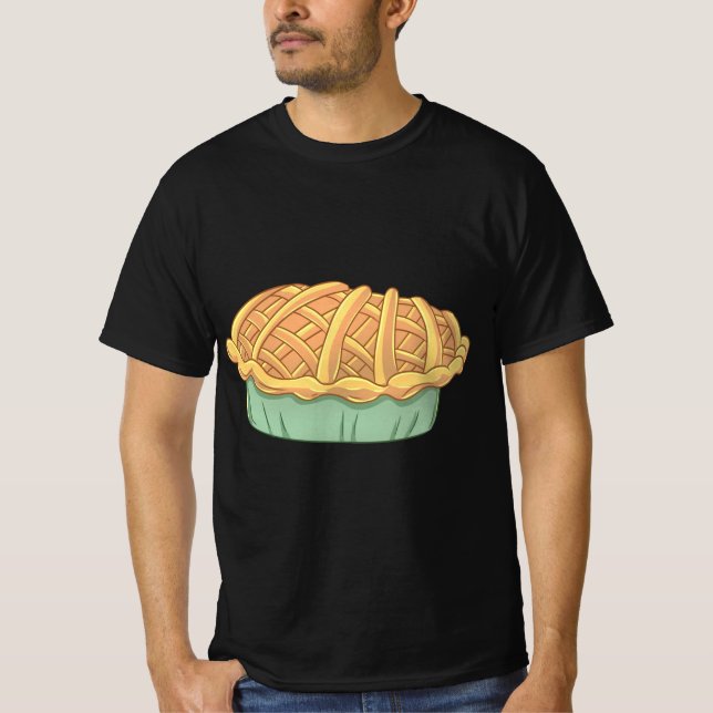 Camiseta Pie de manzana para fiestas (Anverso)