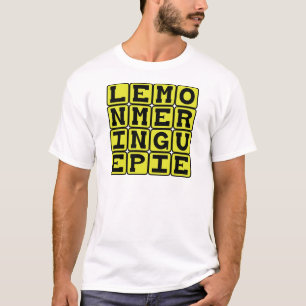 Camiseta Pie de merengue limón, postre de cítricos