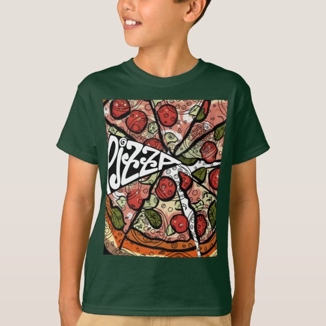 Camiseta Pie de pizza (Anverso)