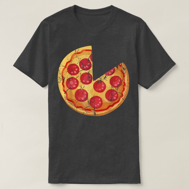 Camiseta Pie De Pizza Que Coincide Con El Régimen De Hallow (Diseño del anverso)