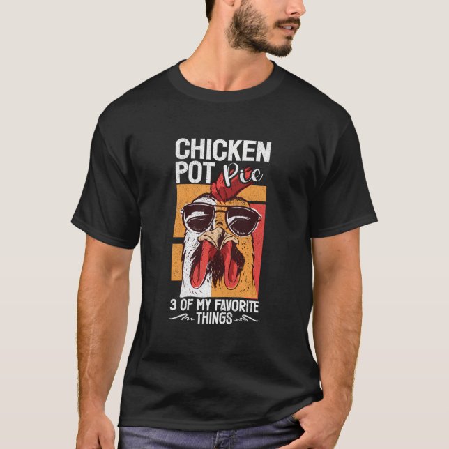 Camiseta Pie de polla de pollo (Anverso)