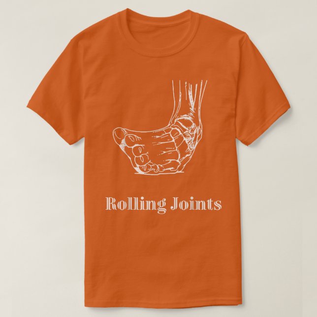 Camiseta Pie de unión rodante  (Diseño del anverso)