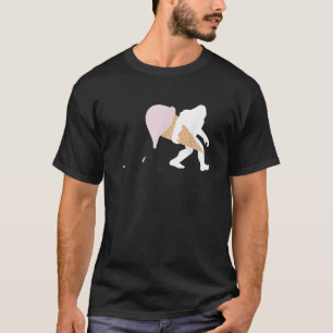 Camiseta Pie gigante con helado de hielo Cone Shirt Funny S