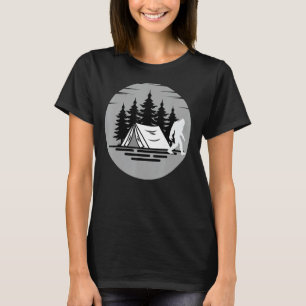 Camiseta Pie gigante en el bosque Sasquatch Yeti