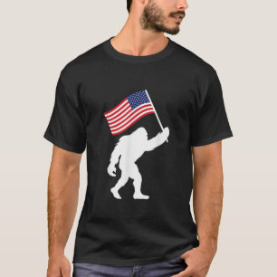 Camiseta Pie Grande 4 De Julio Tema Patriótico Bandera Esta