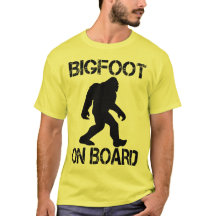 Pie grande a bordo Funny Bigfoot