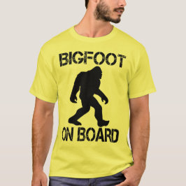 Camiseta Pie grande a bordo Funny Bigfoot
