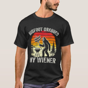 Camiseta Pie grande agarró a mi visera