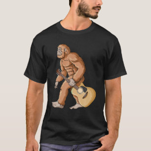 Camiseta Pie grande con guitarra Sasquatch Jugadores de gui