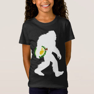 Camiseta Pie Grande Con Sasquatc Duriano De Fruta Tropical