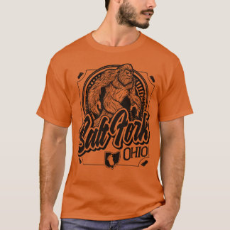 Camiseta Pie grande de la horquilla de sal - Naranja de Tex