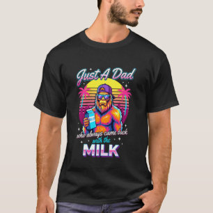 Camiseta Pie Grande de los 80 Solo Un Papá Que Siempre Volv