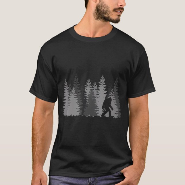 Camiseta Pie Grande En El Bosque Sasquatch Yeti (Anverso)
