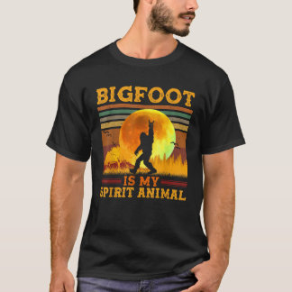 Camiseta Pie grande es mi Espíritu Animal Vintage Sasquatch