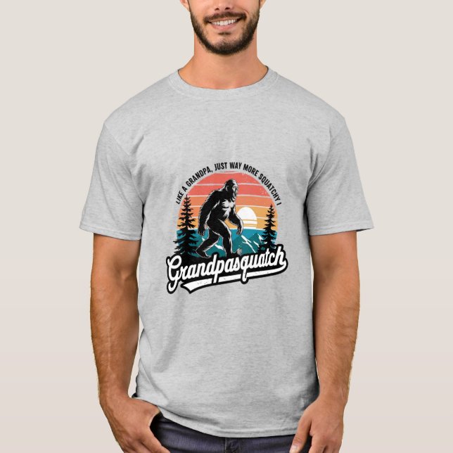 Camiseta Pie grande: Grandpasquatch (Anverso)
