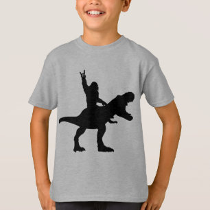 Camiseta Pie Grande montando T-Rex