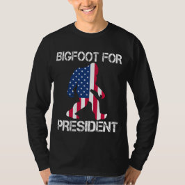 Camiseta Pie Grande Para El Presidente Funny Bigfoot
