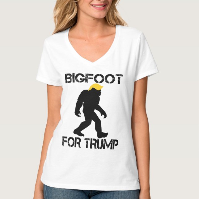 Camiseta Pie Grande Para Las Elecciones De Trump 2024 (Anverso)