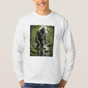 Camiseta Pie grande parado en un Personalizado arrogante